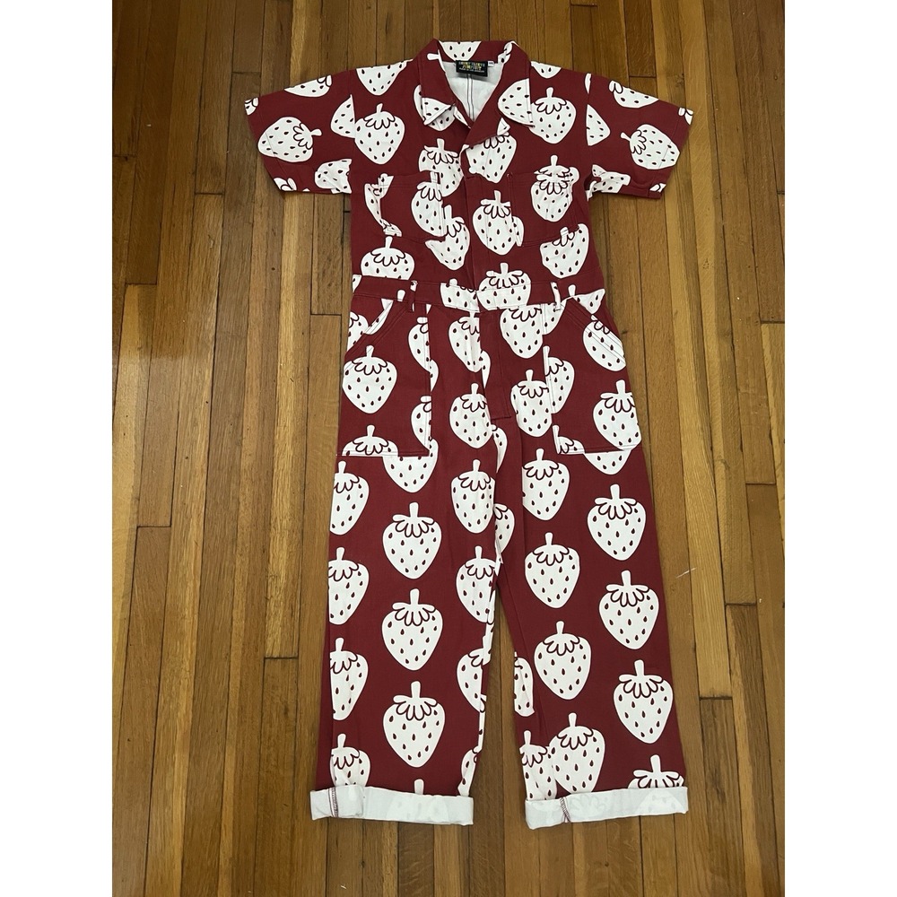 Big Bud Press Strawbaby Red Strawberry Limited Edition Short Sleeve Jumpsuit 2XL - Picture 2 of 16